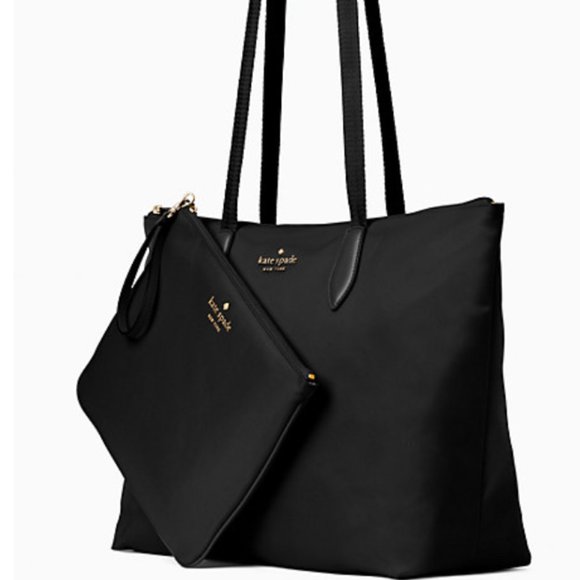 kate spade Handbags - HP 🎉NWT KATE SPADE BLACK MEL PACKABLE TOTE BAG